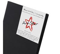 Art-Star | 1 telaio a cunei Black University | 1 tela nera su telaio | tela pre-primerizzata | telaio rettangolare con tela da dipingere | Formato: 60 x 80 cm