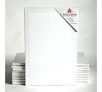 Art-Star, 10 x telaio universale a cuneo, 60 x 80 cm, tele su telaio da 60 x 80 cm, tela pre-innescata, telaio rettangolare con tela da dipingere