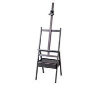 Art Studio Easel, Solid Wood H-Frame Easel, Easel with Storage Box, for Artists, Students And Kids, 150-192CM Adjustable, 3 Colors