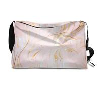 Art Swirl Borsone in pelle per uomo donna ragazzi ragazze, vortice fine settimana notte sport palestra borsa da viaggio borsa a tracolla singola, Colore, 18.5L, Organizer per borse