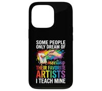 Art Teacher Appreciation I Teach Mine Colorful Paint Custodia per iPhone 13 Pro