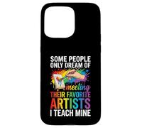 Art Teacher Appreciation I Teach Mine Colorful Paint Custodia per iPhone 15 Pro Max