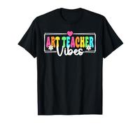 ART Teacher Vibes Ritorno a scuola Insegnanti Studenti Maglietta