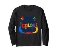 Art Teachers Color The World - Teacher Appreciation Maglia a Manica