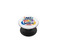 Art Teachers Color The World - Teacher Appreciation PopSockets PopGrip Adesivo