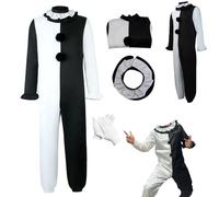 Art The Clown Costume Costume per Halloween con Maschera Set Completo