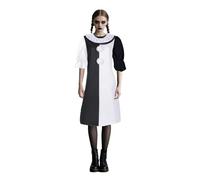 Art The Clown Costume per adulti, nero e bianco, da donna, spaventoso costume da clown assassino per Halloween, cosplay, terrificante horror Dress Up