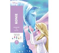 Art therapy Kolorowanka antystresowa Disney Konie Zagadkowe rysunki