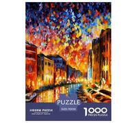 Art Town 1000 Pezzi Puzzle Classici Per Adulti E Bambini Da 14 Anni E Più Giochi Educativi Giocattoli Sfida Impossibile - Decorazione Della Casa 70x50cm/1000pcs