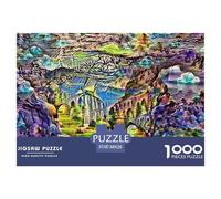 Art Town Puzzle 1000 Pièces Pour Adultes Et Enfants À Partir De 12 Ans Jeux De Défi Jouets Éducatifs De Qualité Supérieure Décoration De La Maison 38x26cm/1000pcs