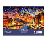 Art Town Puzzle De 1000 Pièces Pour Adultes Et Enfants Dès 14 Ans Jeu Cadeau Unique De Qualité Supérieure Décoration De La Maison 70x50cm/1000pcs