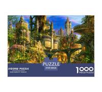 Art Town Puzzle De 1000 Pièces Pour Adultes Et Enfants Dès 14 Ans Jeux De Défi Jouets Éducatifs De Qualité Supérieure Décoration De La Maison 38x26cm/1000pcs