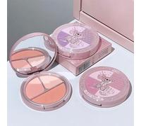 Art Value - Little Bear Knight 3-Color Blush Palette - 3 Types 01# Guava Tea (4g+3g+5g)