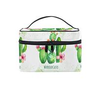 Art Watercolor Cactus Pianta Succulente Trucco Borsa per le Donne Cosmetici Borse Toiletry Train Case, Come nella foto, Taglia unica, Zaini