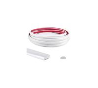 Art3d 10 Ft Peel and Stick Trim for Backsplash Tile Edge, Self-Adhesive Liner for Corner Decor in White,A17981WT