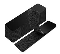 Art3d 16 set di nastri adesivi con gancio e anello, 2,54 cm x 10 cm, Striscia adesiva a doppia faccia resistente