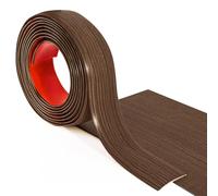 Art3d Fascia autoadesiva in vinile per pavimenti/piastrelle, 300x4 cm - Marrone