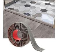 Art3d Fascia autoadesiva in vinile per pavimenti/piastrelle, 304x4 cm - Grigio