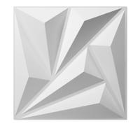 Art3d Pannelli a Muro 3D Rivestimento Decorativo Bianco Opaco