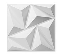 Art3d Pannelli a Muro 3D Rivestimento Decorativo Bianco Opaco
