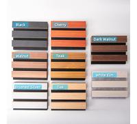 Art3d Pannelli acustici in legno per decorazioni eleganti e riduzione del rumore, pannello 3D testurizzato per soffitto e parete, confezione campioni