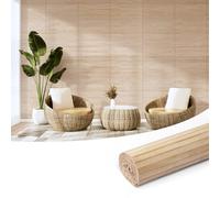 Art3d Pannello da parete in bambù naturale per decorazione da parete interna, rinnovabile, per pareti, soffitti, mobili, armadietti, ufficio, 30 x 244 cm, carbonizzato