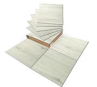 Art3d Piastrella autoadesiva PVC 30x30 cm fai-da-te vinile impermeabile effetto legno cucina-sala da pranzo-camera da letto 30 pezzi legno di rovere sbiancato 2,7 m²