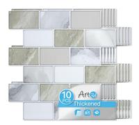 Art3d Piastrelle Extra Spesse Effetto Pietra Beige