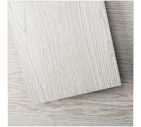 Art3d Set 36 Piastrelle Pavimento Vinile Autoadesivo, Superficie Rigida, Impermeabile, 5 m² - Bianco Lavato per Interni, Cucina, Soggiorno
