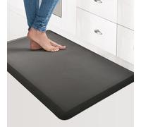 Art3d Tappetino Antifatica - Tappetino da Cucina Imbottito - Antiscivolo e Comodo - Per Postazione in Piedi, Ufficio o Garage - 71 x 44 x 1,2 cm - Nero Elegante