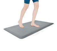 Art3d Tappetino Antifatica - Tappetino da Cucina Imbottito da 1,27 cm - Cuscino Comodo in Schiuma Antiscivolo per Postazione in Piedi, Ufficio o Garage (43,9 x 71,1 cm, Grigio Scuro)