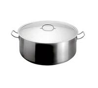 Artame art82026 pentola con Coperchio, Acciaio Inox, Argento, 26 cm
