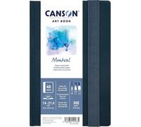 Artbook 14x21.6 "montval" Rilegato 300 Gr 28 Fogli Cpertina In Tessuto