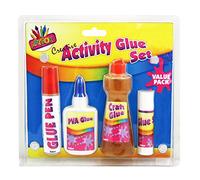 ArtBox - Kit da 4 tipi di colla (One Size) (Multicolore)