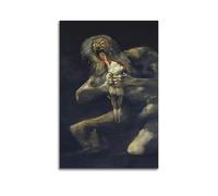 ARTCANVAS - Stampa artistica su tela con immagine di Saturno che divora il figlio 1823 in Wall Street, stampa artistica da parete per soggiorno, camera da letto, sala giochi, ufficio, poster da 60 x