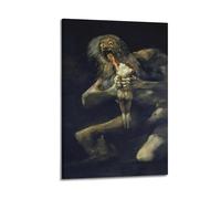 ARTCANVAS - Stampa artistica su tela con immagine di Saturno che divora il figlio 1823 in Wall Street, stampa artistica da parete per soggiorno, camera da letto, sala giochi, ufficio, poster da 60 x
