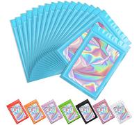 Artcut 100 Pezzi Sacchetti Richiudibili, Impermeabili, Resistenti agli Odori, Zip, Blu, 7.5x12cm, Per Cibo, Regalo, Unghie