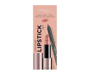 ARTDECO Couture Lipstick Set - Manicotto per rossetto ricaricabile, Rossetto Refill con SPF 15 & Soft Lip Liner Waterproof - 1 Set