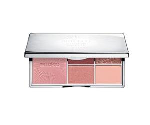 ARTDECO Illusion Palette for cheeks & eyes - Must have palette di quattro ombretti e un blusher con specchio integrato, 1 x 1 pezzo