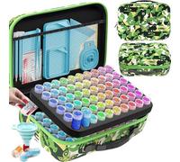 ARTDOT 120 Slots Diamond Painting Accessori, Diamond Painting Kit Completo per Pittura Diamante 5D, Unghie, Gioielli, Artigianato d'Arte E Punto Croce(Foresta)