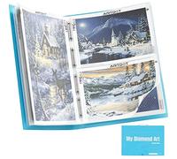 ARTDOT A1 Diamond Painting Cartella con Manico, Diamond Painting Accessori, Archivio del Kit Diamond Painting per Pittura Diamante, 13 Tasche 26 Pagine