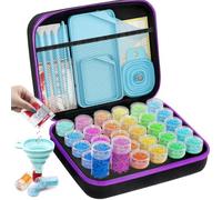 ARTDOT Diamond Painting Kit Completo, 30 Slots Diamant Painting Accessori per Organizzare Gioielli Pittura Diamante Perline Anelli Charms Glitter Strass