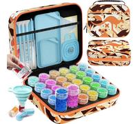 ARTDOT Diamond Painting Kit Completo, 30 Slots Diamant Painting Accessori per Organizzare Gioielli Pittura Diamante Perline Anelli Charms Glitter Strass(Australia)