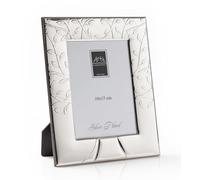ARTÉ 10x15 Cornice per foto, Made in Italy, ALBERO della VITA, elegante placcata in argento, Silver Plated antiossidante, Bellissima cornice in Silver Plated con retro in legno mogano E122/10x15