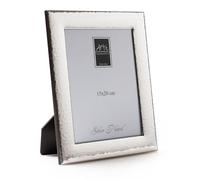 ARTÉ 15x20 Cornice per foto, Made in Italy, elegante placcata in argento, Fascia 3 cm, Silver Plated antiossidante, Bellissima cornice in Silver Plated con retro in legno mogano E108/15x20