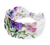 Arte Acquerello Fiori Bouquet Floreale Estate Giardino Fasce Elastiche per Le Donne Fasce per Capelli Antiscivolo Moda Sport Turbante per Yoga Allenamento