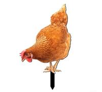 Arte acrilica all'aperto del pollo per il design durevole per l'appello del giardino tutto l'anno (B)