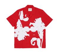 Arte Antwerp - Camicia a maniche corte con stampa floreale - - Shirts - Uomo - Rosso - L