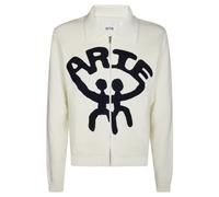 Arte Antwerp - Cardigan Logo - - Knitwear - Uomo - Beige - XL
