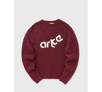 Arte Antwerp Distorted Logo Sweater men Pullovers red in taglia:S